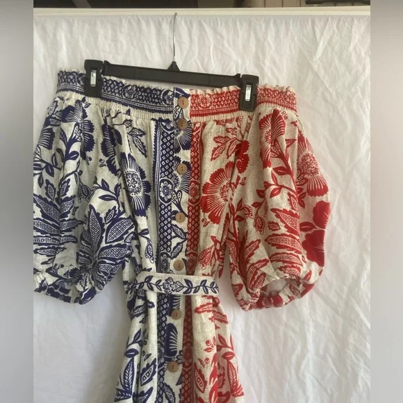 Farm Rio Mixed Pineapple Garden Mini Dress Small - Picture 8 of 16